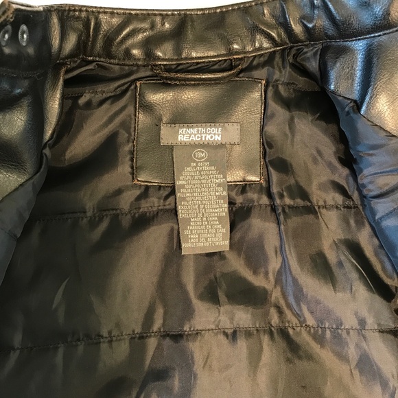 Kenneth Cole Childs Faux Leather Jacket - Picture 4 of 7
